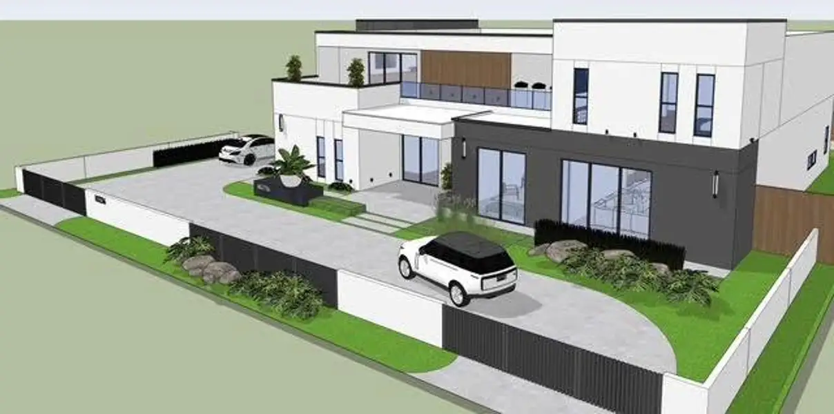 Exterior rendering of this home design in , Dallas, TX (Image 4). Exterior rendering of this home design in , Dallas, TX (Image 4).