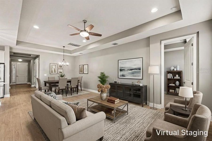 Furnished interior view inside a new home in Cypress Glen at River Wilderness, Parrish (Image 10). Furnished interior view inside a new home in Cypress Glen at River Wilderness, Parrish (Image 10).