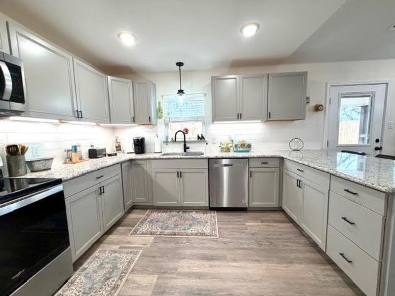 Furnished interior view inside a new home in , Poynor (Image 9).