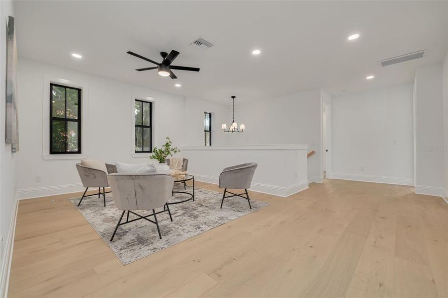 Furnished interior view inside a new home in , St. Petersburg (Image 35).