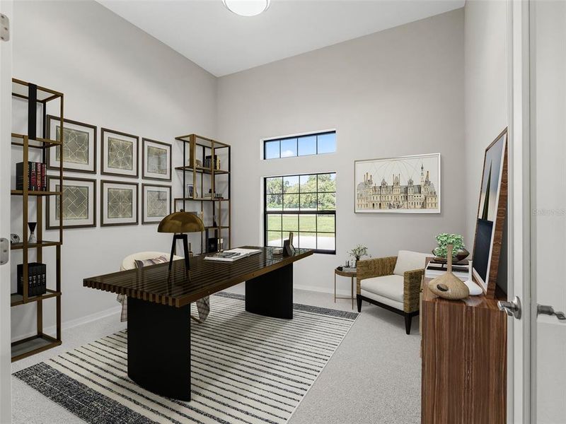 Furnished interior view inside a new home in , Ocala (Image 53).