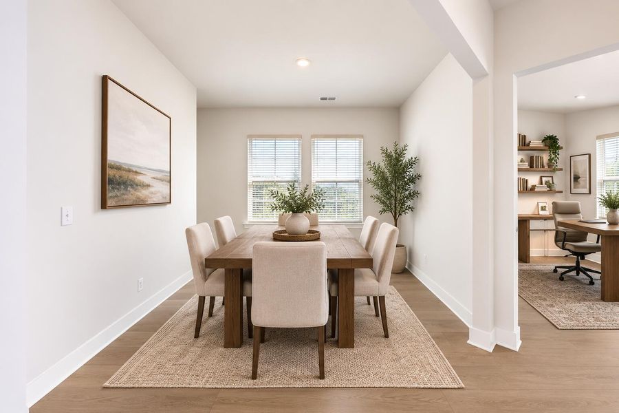 Furnished interior view inside a new home in , Summerville (Image 14).