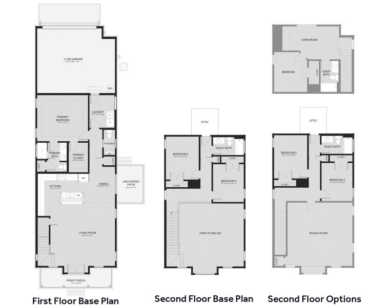2D floor plan layout for the The Callaway by Greentech Homes LLC in The Farmstead, Hixson, TN (Image 4). 2D floor plan layout for the The Callaway by Greentech Homes LLC in The Farmstead, Hixson, TN (Image 4).
