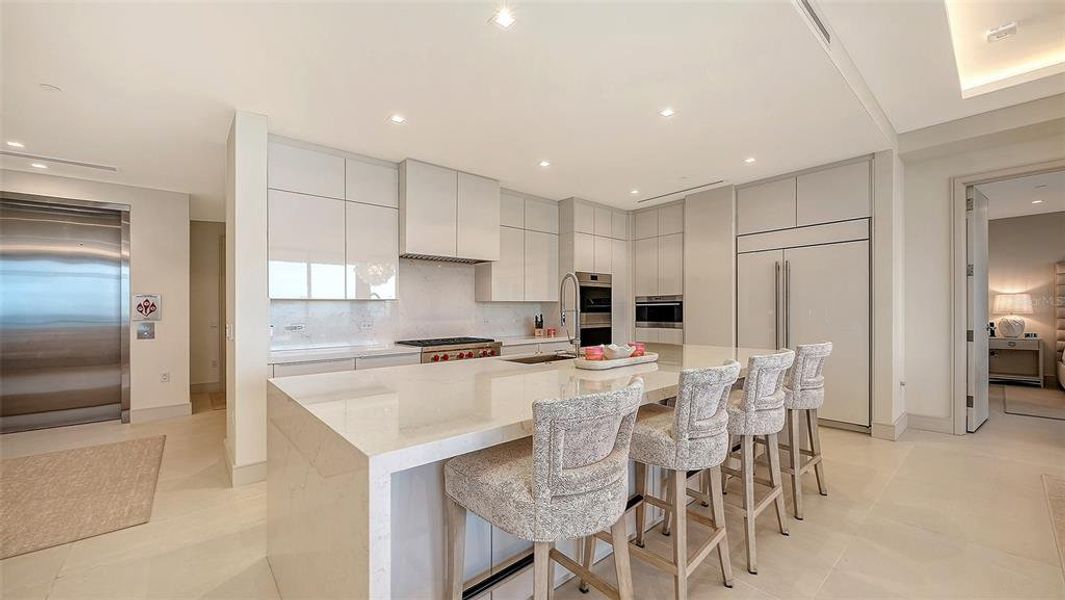 Furnished interior view inside a new home in , Longboat Key (Image 20).