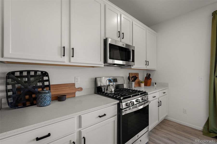 Furnished interior view inside a new home in , Colorado Springs (Image 9).