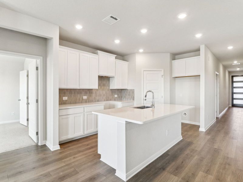 Furnished interior view inside a new home in Remington Ranch, San Antonio (Image 10). Furnished interior view inside a new home in Remington Ranch, San Antonio (Image 10).