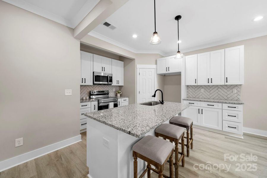 Furnished interior view inside a new home in , Albemarle (Image 8). Furnished interior view inside a new home in , Albemarle (Image 8).