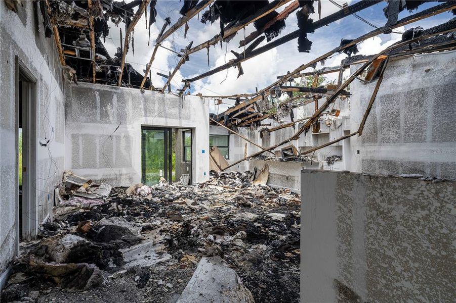 In-progress construction of a new home in , Port Charlotte, FL (Image 3).