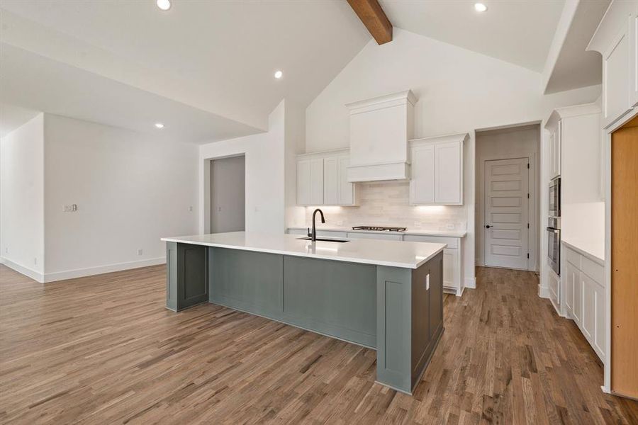 Furnished interior view inside a new home in Rolling Creek Ranch, Aledo (Image 11).