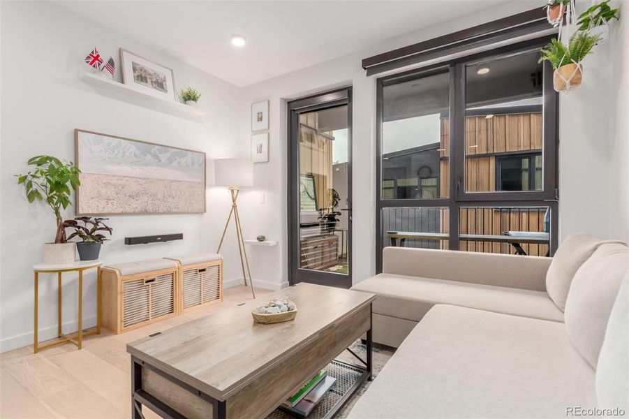 Furnished interior view inside a new home in , Denver (Image 15).