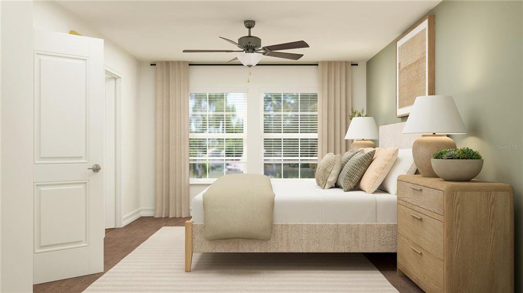 Furnished interior view inside a new home in Townes at Manhattan Crossing, Tampa (Image 5). Furnished interior view inside a new home in Townes at Manhattan Crossing, Tampa (Image 5).