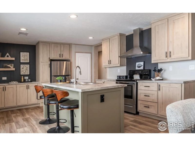 Furnished interior view inside a new home in , Briggsdale (Image 2).