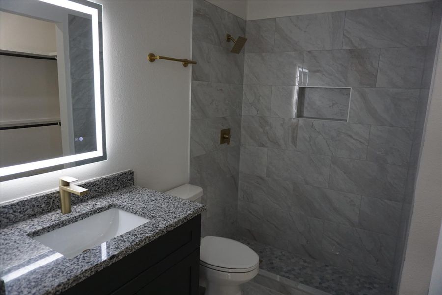Furnished interior view inside a new home in , Willis (Image 7).