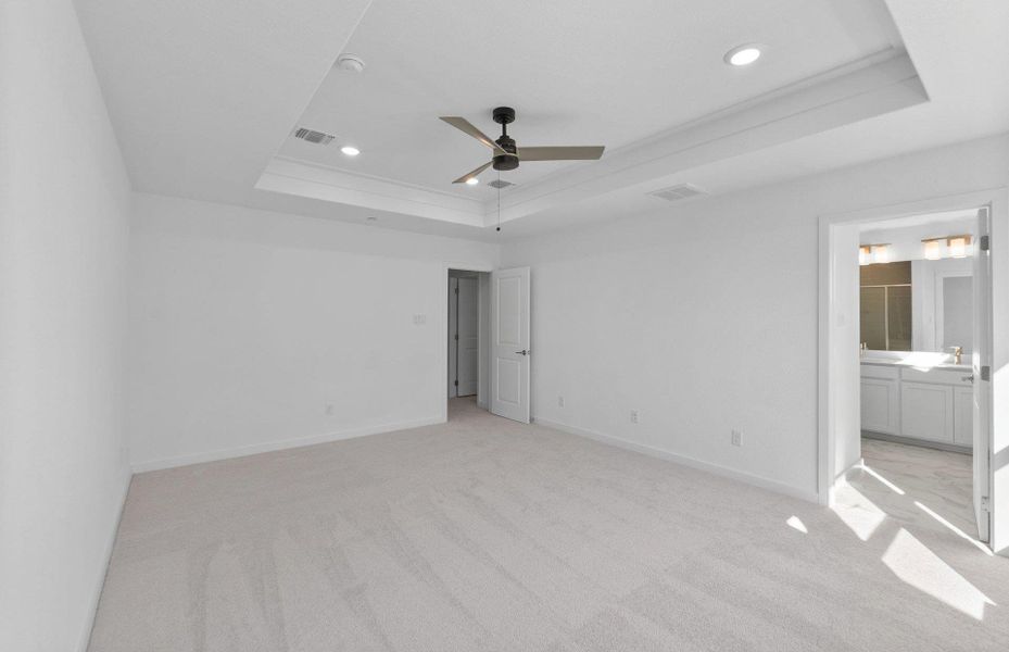 Spacious, unfurnished interior of a new home in Monarch on Main, Round Rock (Image 15).