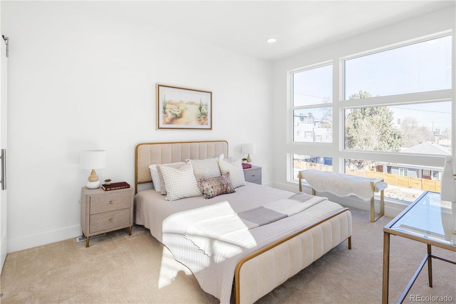 Furnished interior view inside a new home in , Denver (Image 27).