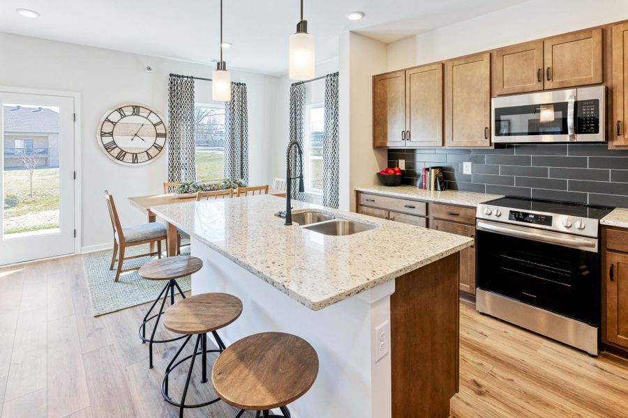 Furnished interior view inside a new home in Wilson Meadows, Clarksville (Image 16).