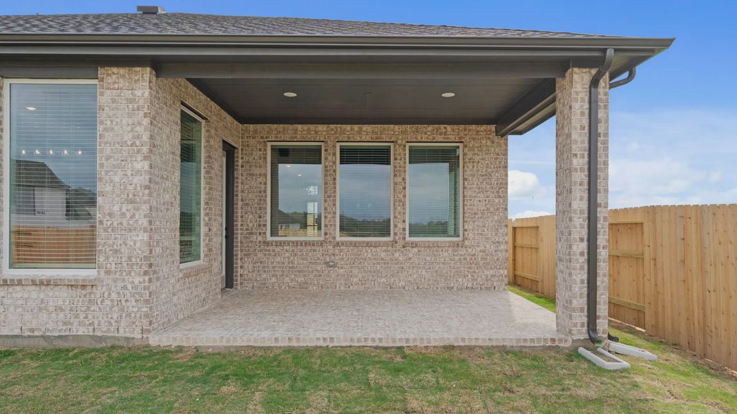 Exterior details and patio area of a home in Briarley, Montgomery (Image 3). Exterior details and patio area of a home in Briarley, Montgomery (Image 3).