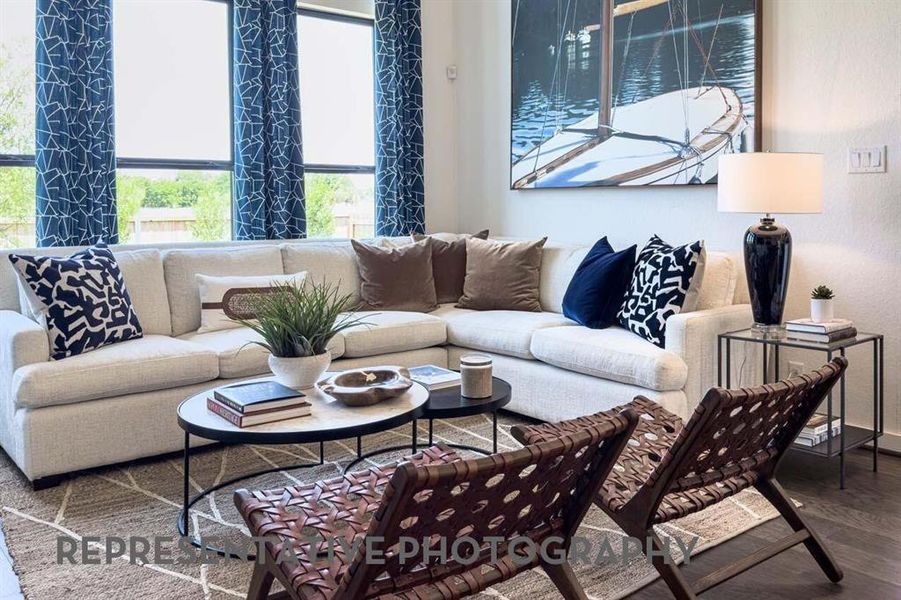 Furnished interior view inside a new home in Heritage Ranch, Sherman (Image 15).