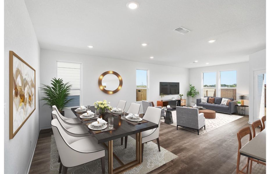 Representative furnished interior of a home built from the Orchard by Pulte Homes in Nopal Valley, San Antonio (Image 8).