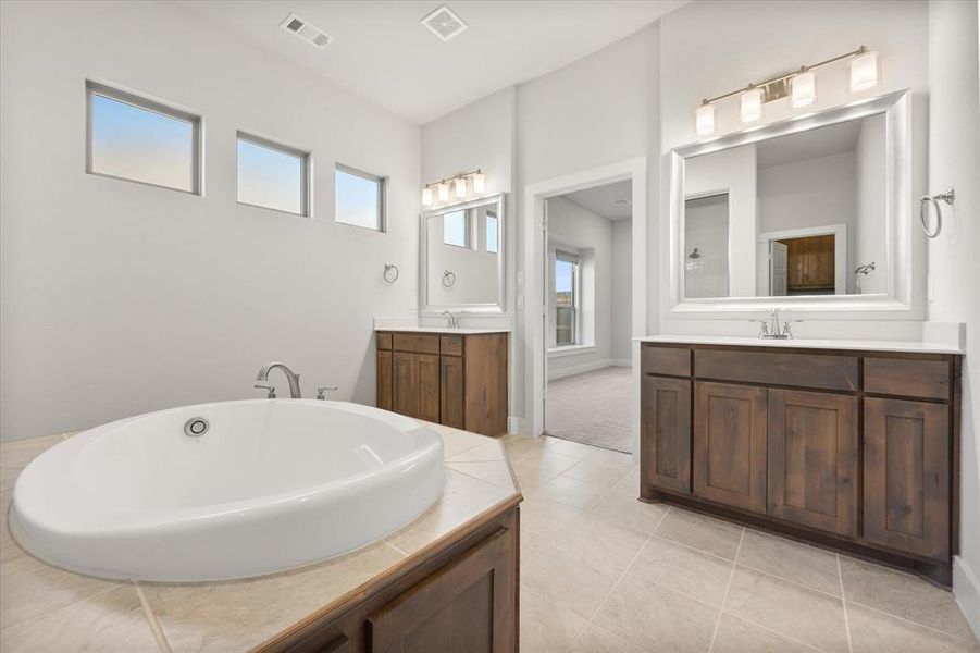 Furnished interior view inside a new home in , Midlothian (Image 11). Furnished interior view inside a new home in , Midlothian (Image 11).