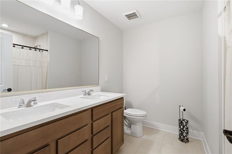 Furnished interior view inside a new home in , Flowery Branch (Image 32).
