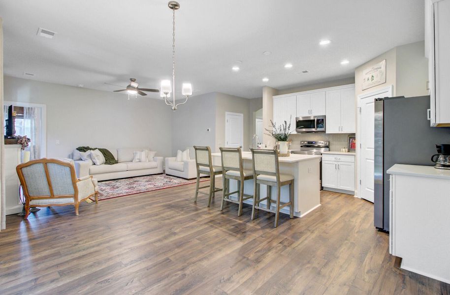 Furnished interior view inside a new home in , St. Stephen (Image 17).