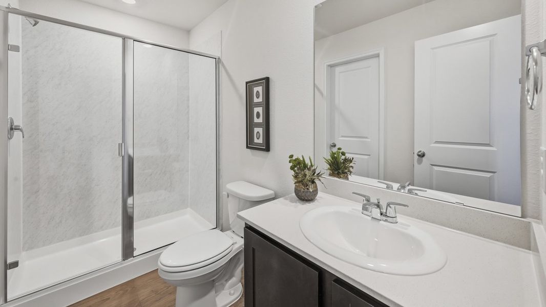Furnished interior view inside a new home in Arbor Trails South, Princeton (Image 6).