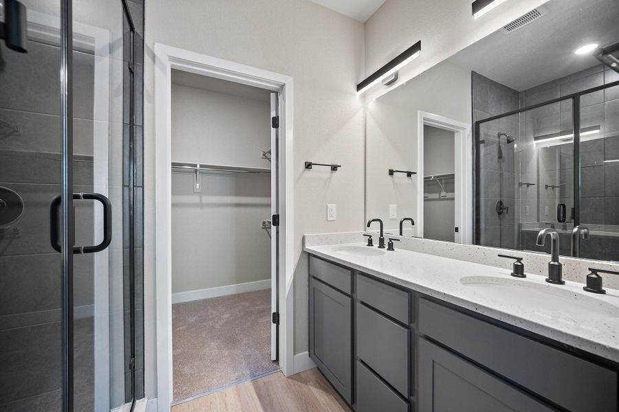 Furnished interior view inside a new home in Trails at Aspen Ridge-3, Colorado Springs (Image 6).