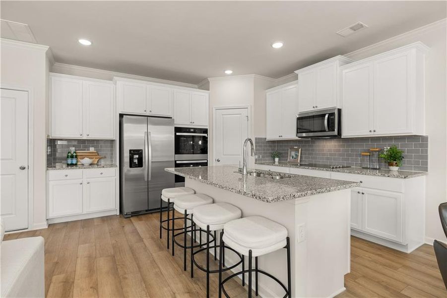 Furnished interior view inside a new home in Alcovy Village, Lawrenceville (Image 54).