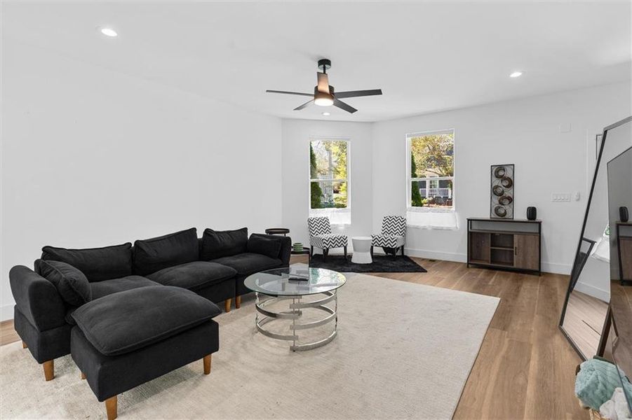 Furnished interior view inside a new home in , Atlanta (Image 16).