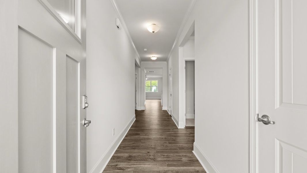 Representative unfurnished interior of a home built from the Caliborne by D.R. Horton in Hamptons at Riverwood North, Dallas (Image 13).