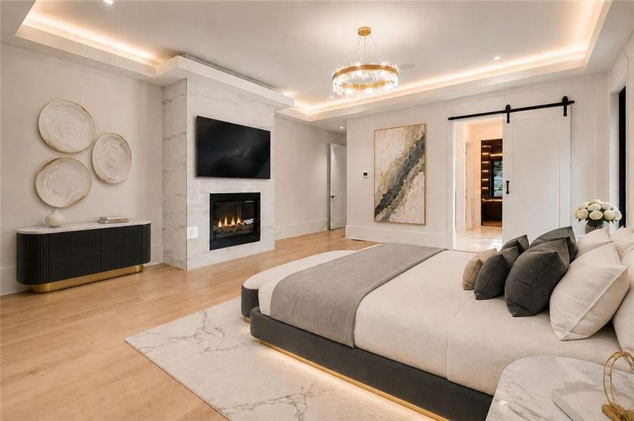 Furnished interior view inside a new home in , Alpharetta (Image 16).
