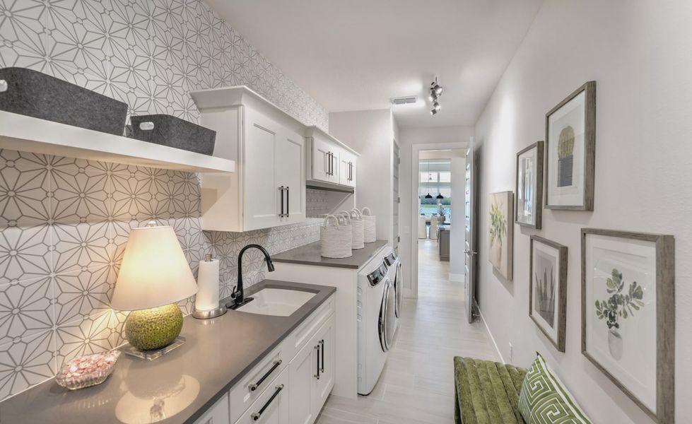 Furnished interior view inside a new home in West Hill Estates, Dade City (Image 38).