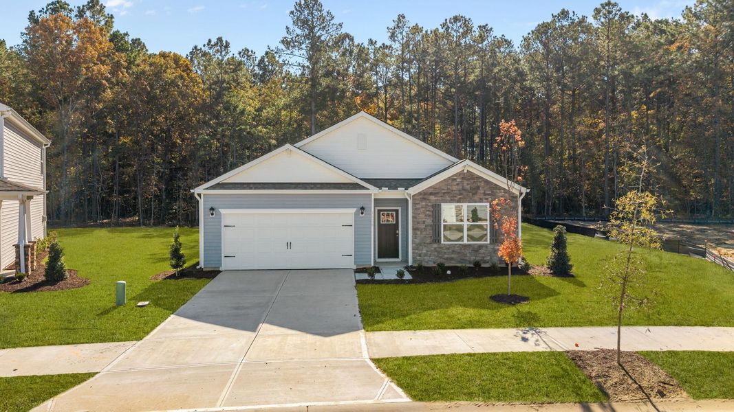 Front exterior of a new home in West New Bern, New Bern, NC, highlighting curb appeal (Image 2).