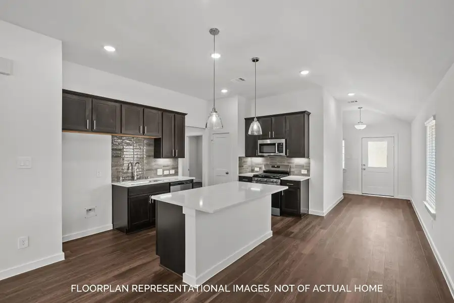 Furnished interior view inside a new home in Indian Springs, Crosby (Image 5).