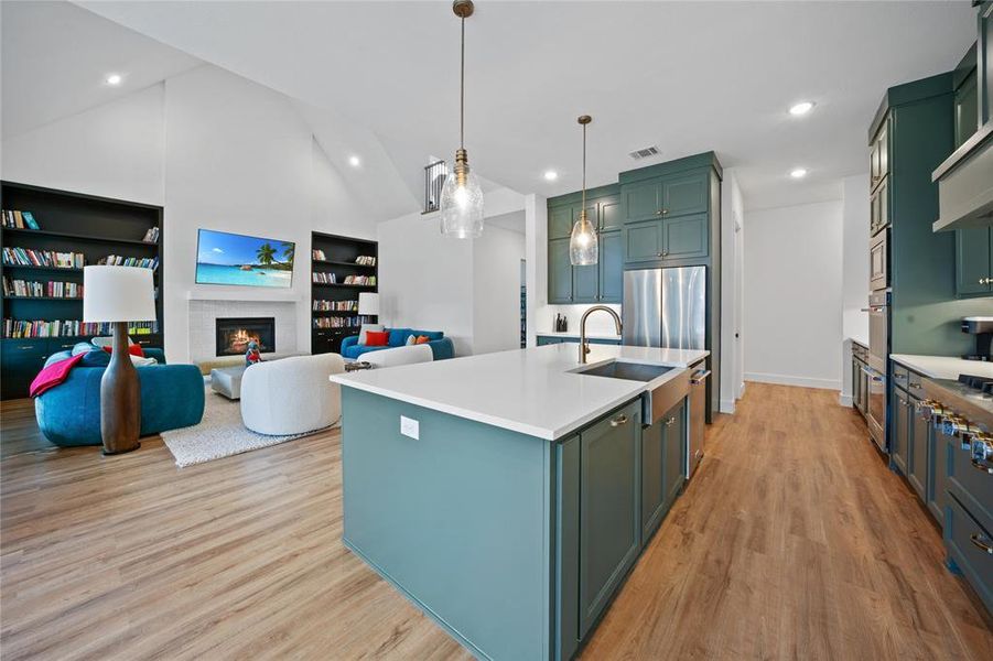 Furnished interior view inside a new home in , Prosper (Image 21).