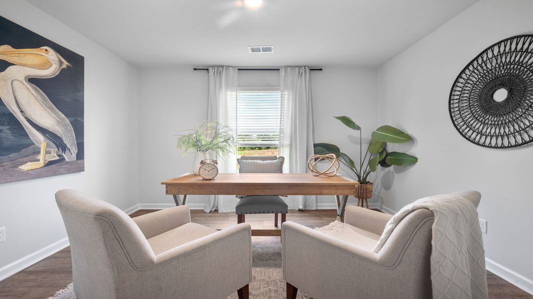 Furnished interior view inside a new home in Holly Oaks, Statesboro (Image 30).