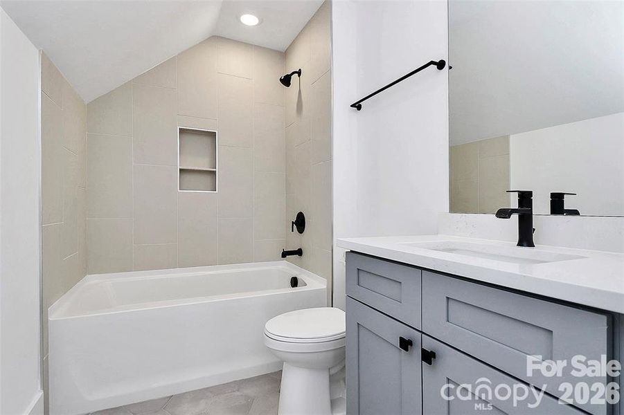Furnished interior view inside a new home in , Charlotte (Image 8).