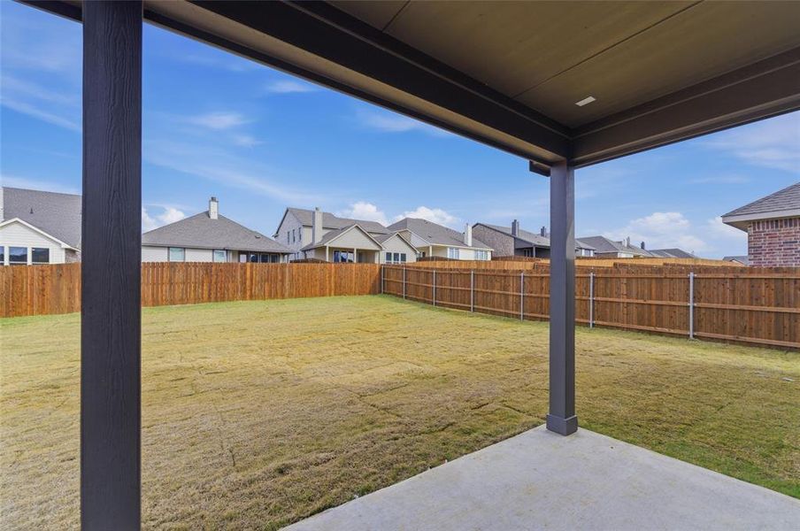 Exterior details and patio area of a home in Liberty Pointe, Gainesville (Image 3).