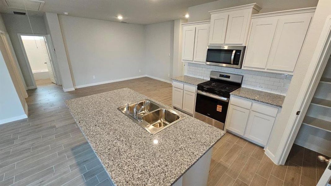 Furnished interior view inside a new home in Monarch at the Meadows, Denton (Image 6).