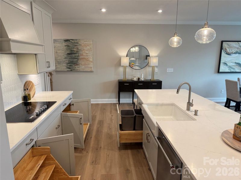 Kitchen with Quartz Countertops
