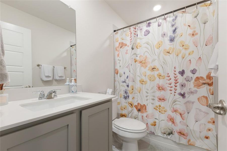 Furnished interior view inside a new home in , Aubrey (Image 16).