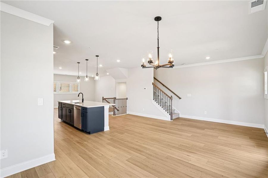 Spacious, unfurnished interior of a new home in Hemingway - Highland Series, Cumming (Image 36).