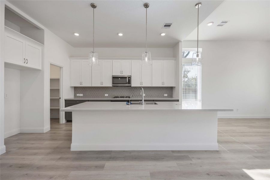 Furnished interior view inside a new home in Sienna, Missouri City (Image 9). Furnished interior view inside a new home in Sienna, Missouri City (Image 9).