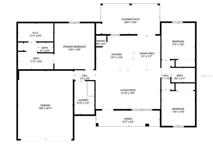 2D floor plan layout of this home in , Ocala, FL (Image 5). 2D floor plan layout of this home in , Ocala, FL (Image 5).