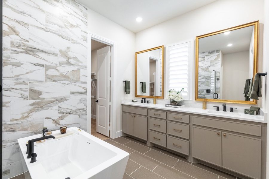 Representative Primary Bathroom - some options shown