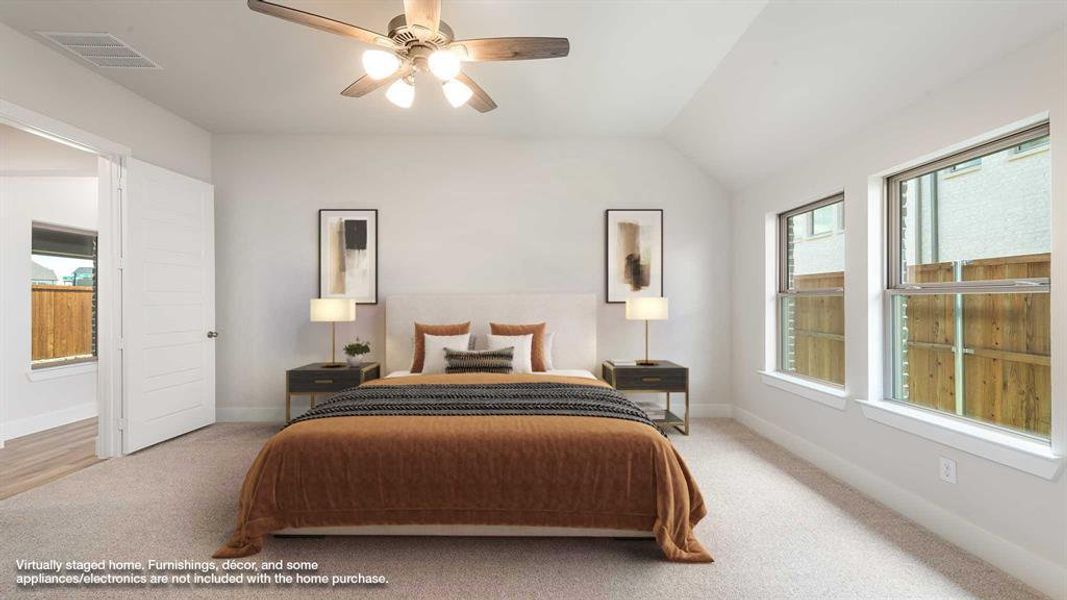 Furnished interior view inside a new home in The Heights At Uptown Celina 45', Celina (Image 7). Furnished interior view inside a new home in The Heights At Uptown Celina 45', Celina (Image 7).