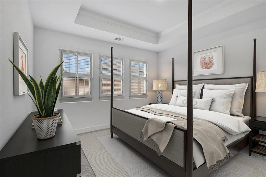 Furnished interior view inside a new home in Gateway Parks, Forney (Image 23). Furnished interior view inside a new home in Gateway Parks, Forney (Image 23).