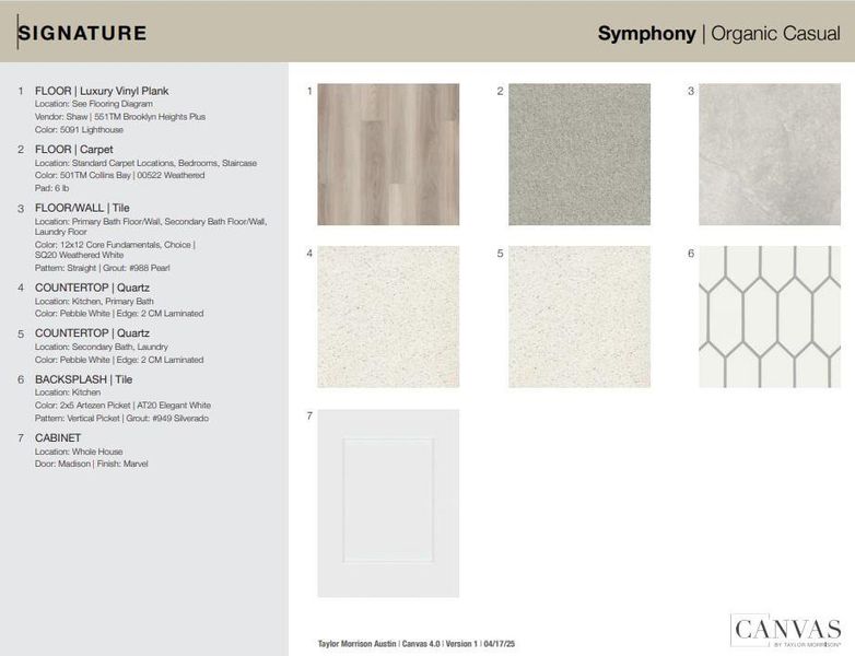 Design Selections. Home is under construction and selections are subject to change. Design Selections. Home is under construction and selections are subject to change.