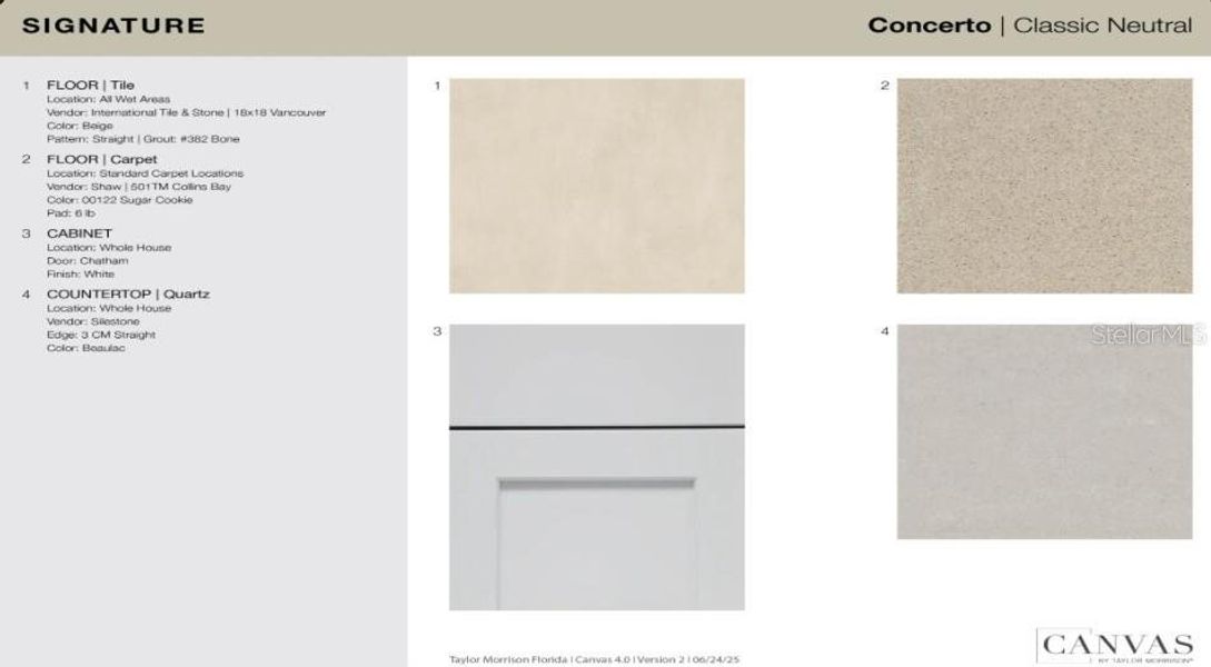 Design Selections ~ Home is under construction, selections are subject to change